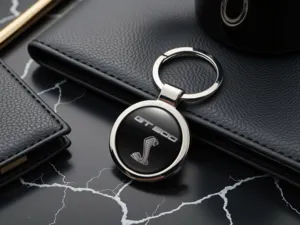 Shelby Porte-clés Designer Look Métal Luxueux